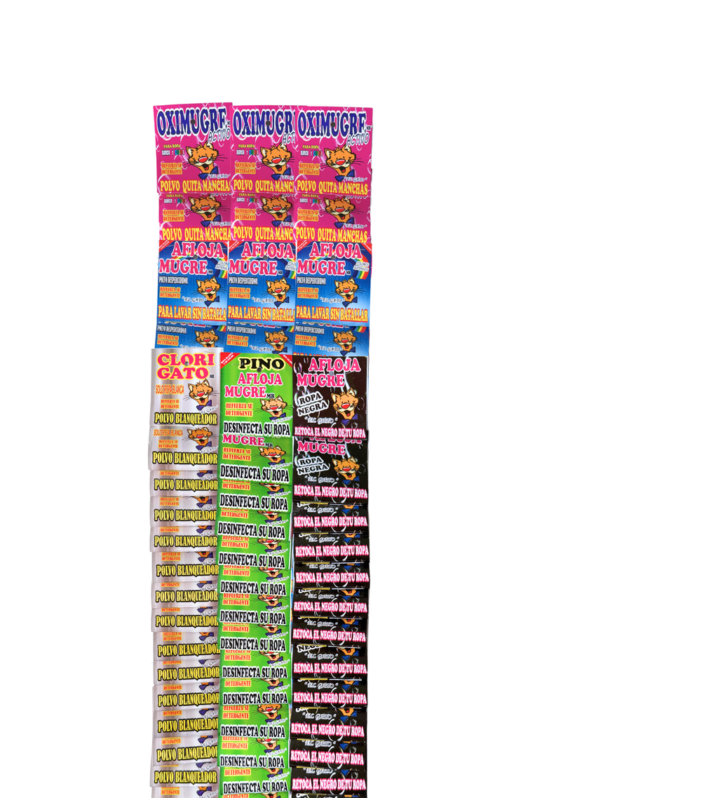 9 Tiras Afloja mugre - Paquete emprendedor