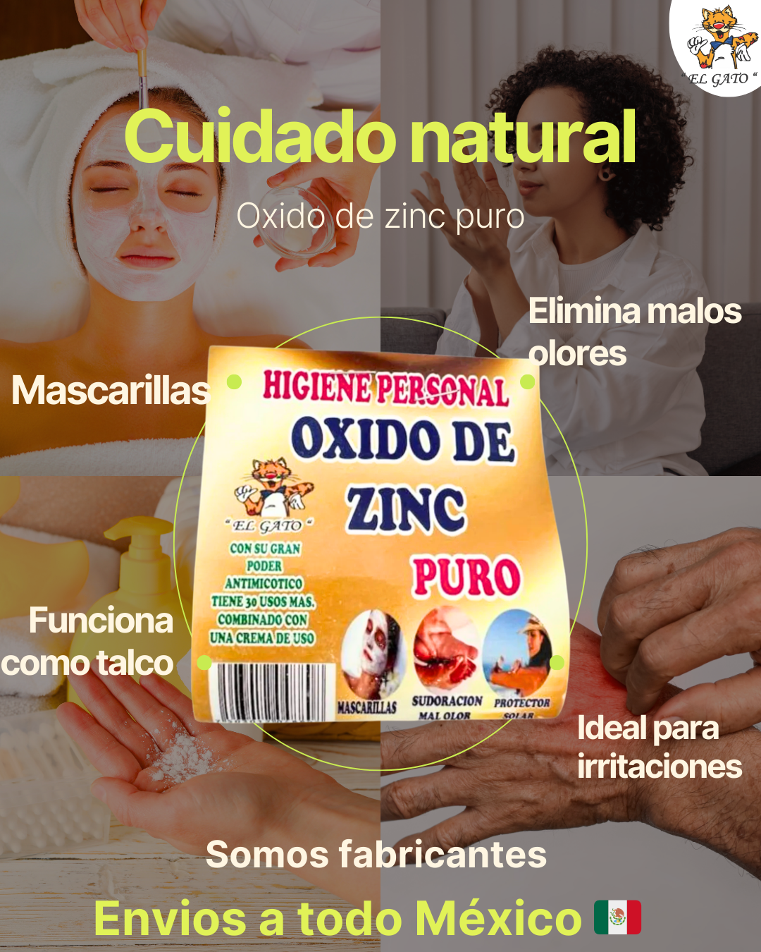 Oxido de Zinc 50Gr