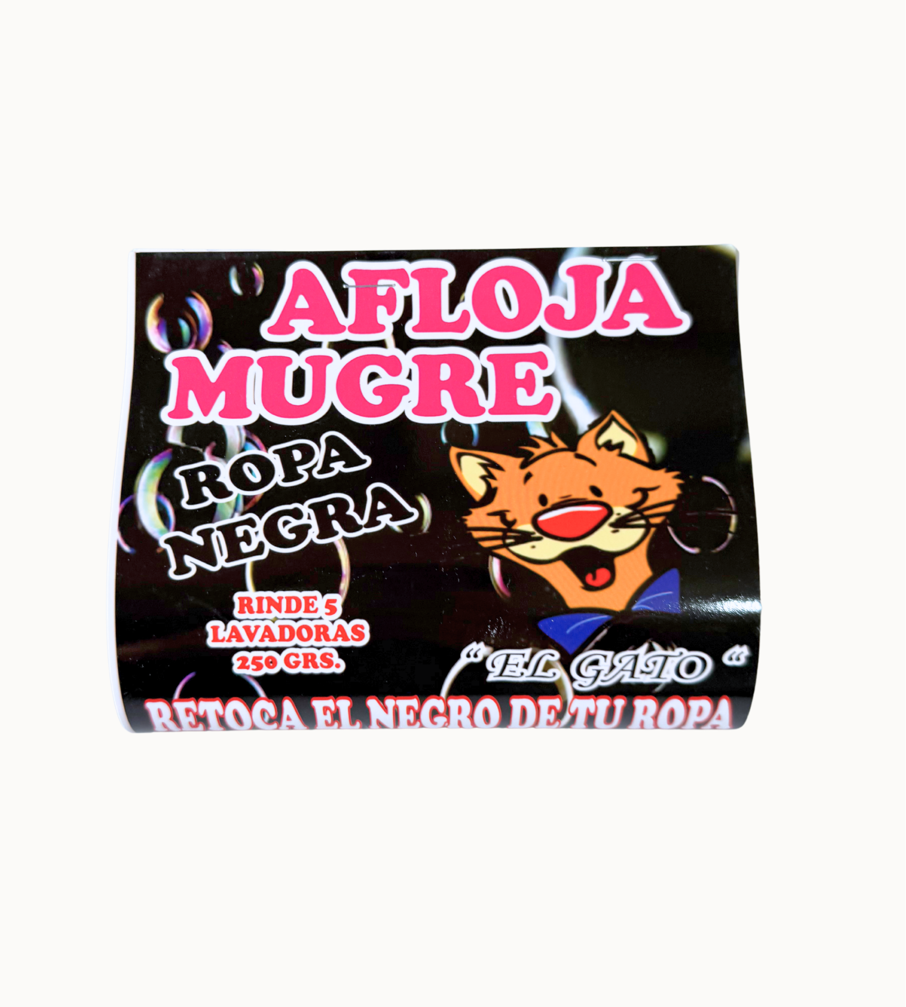 20 sobres Aflojamugre Ropa Negra 250Gr